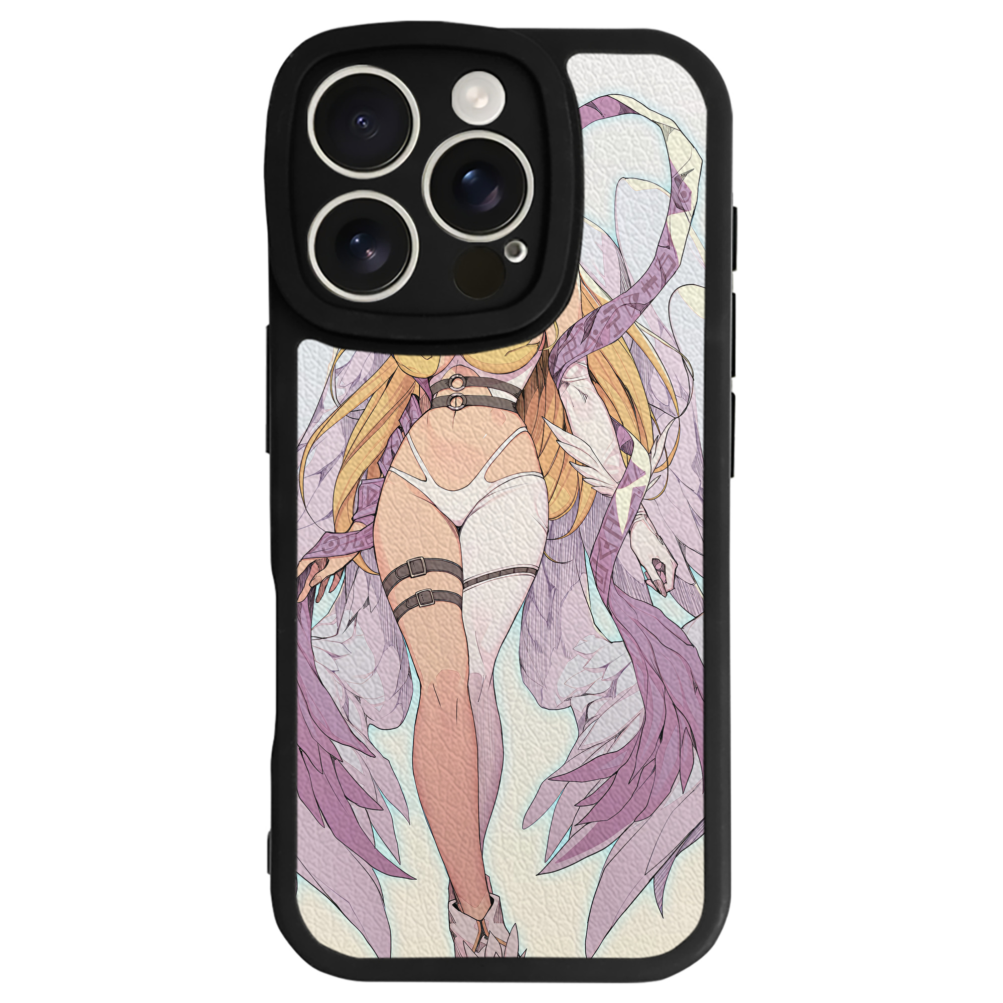 （画像用） Digimon デジタルモンスター/デジモン 【iPhone 16シリーズ対応】シリコンスマホケース（レザー調） 材質：シリコン